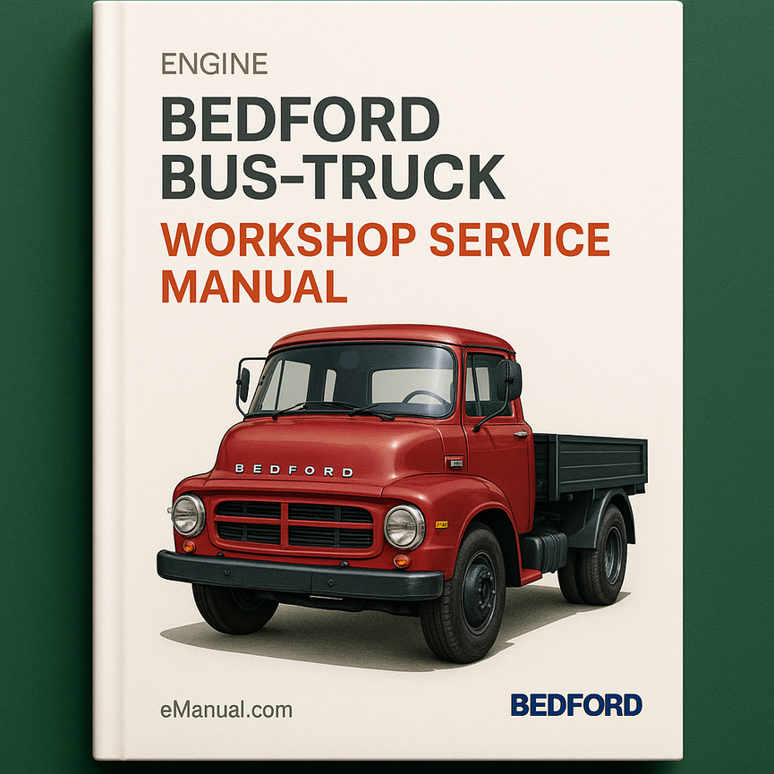 Bedford Buss-Truck Engine Workshop Service Manual Repair