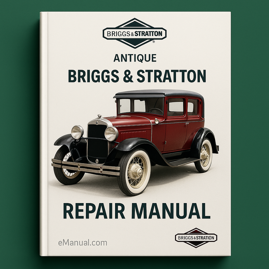 Briggs & Stratton Antique Repair Manual CE8069