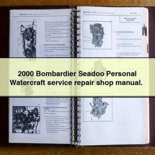 2000 Bombardier Seadoo Personal Watercraft Service Repair Manual