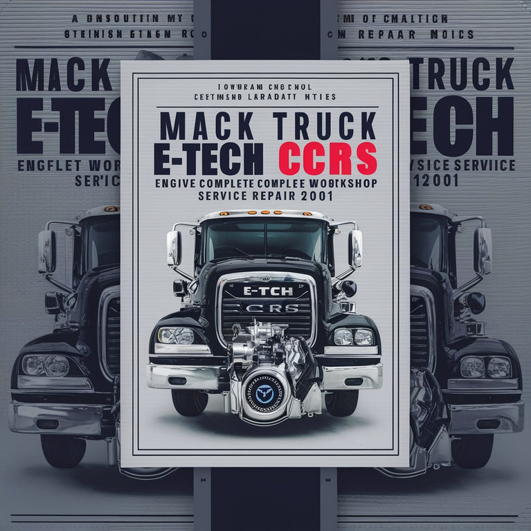 Mack Truck E-Tech CCRS Engine Tune-Up Complete Workshop Service Repair Manual 2001