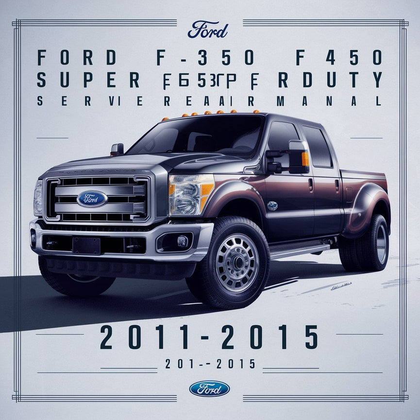 Ford F 250 F350 F 450 F 550 Super Duty 2011-2015 Service Repair Workshop Manual Download Pdf