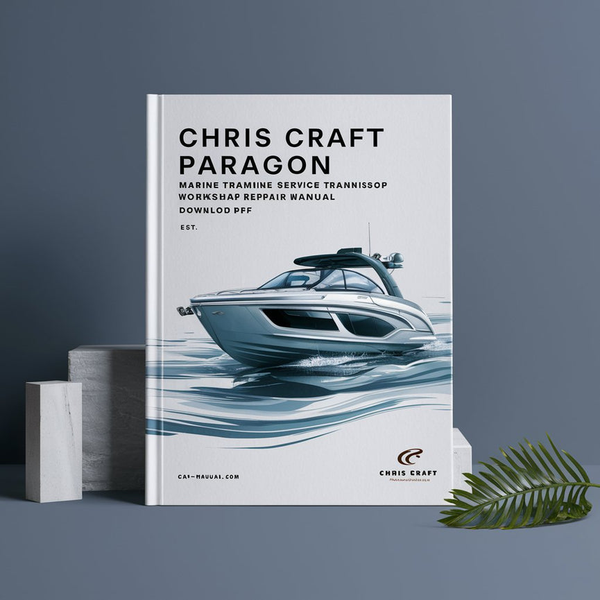 Chris Craft Paragon Marine Transmission Service Repair Workshop Manual