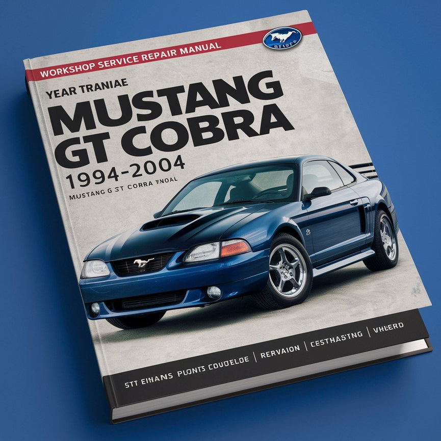 MUSTANG GT COBRA 1994-2004 Workshop Service Repair Manual PDF Download