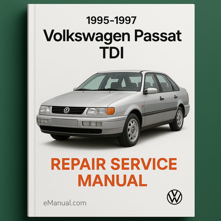 Volkswagen Passat Tdi 1995-1997 Repair Service Manual