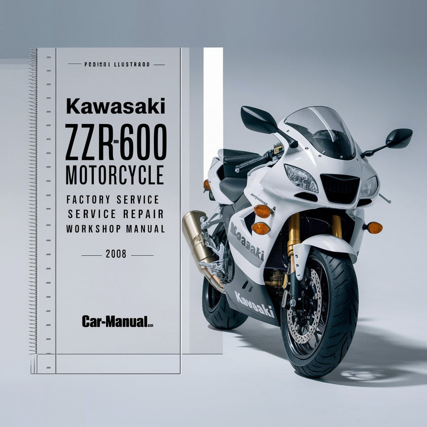 Kawasaki ZZR600 Motorcycle 2005-2008 Factory Service Repair Workshop Manual