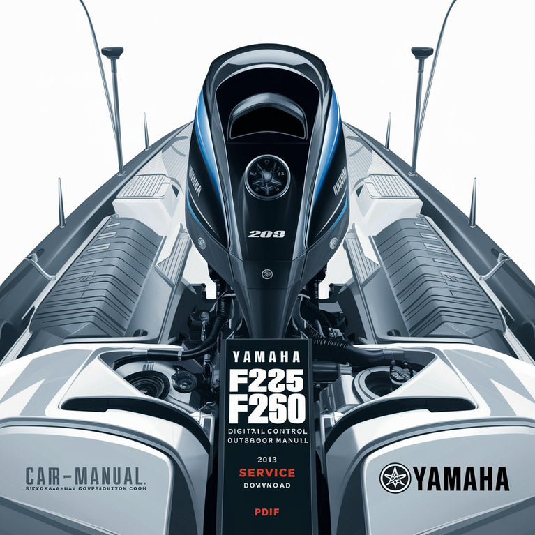 Yamaha F225 F250 F300 4.2L Digital Control Outboard 2013 Service Repair Workshop Manual  Pdf