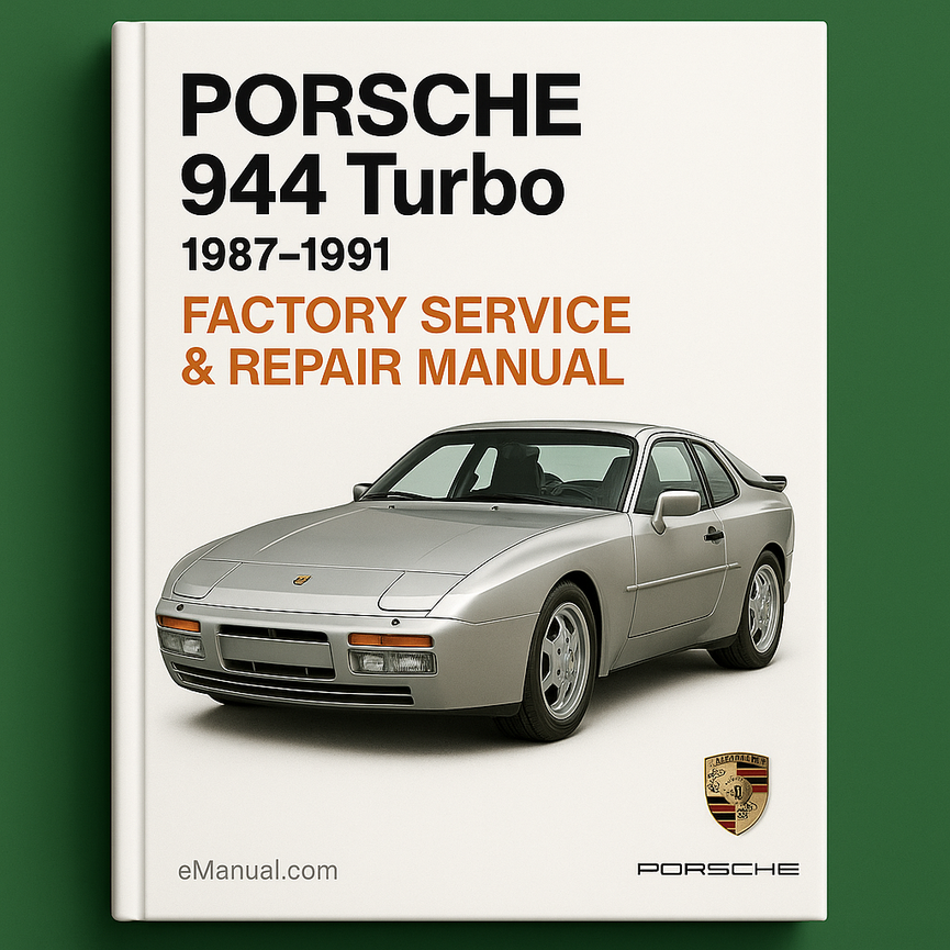 Porsche 944 Turbo 1987-1991 Factory Service Repair Manual