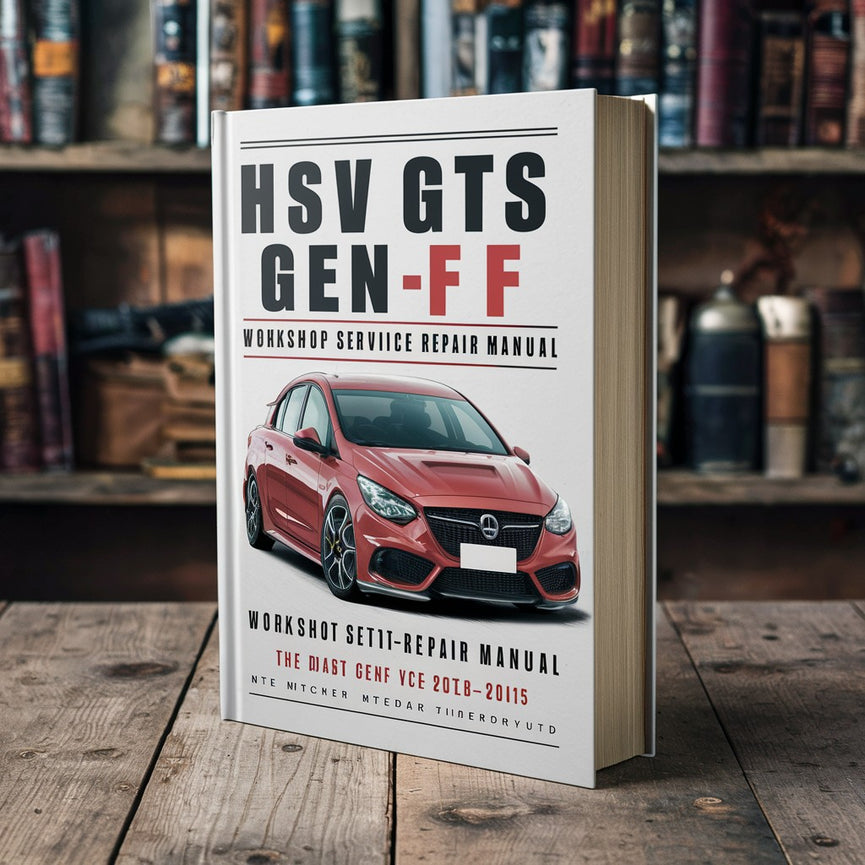 HSV GTS GEN-F 2013-2015 Workshop Service Repair Manual