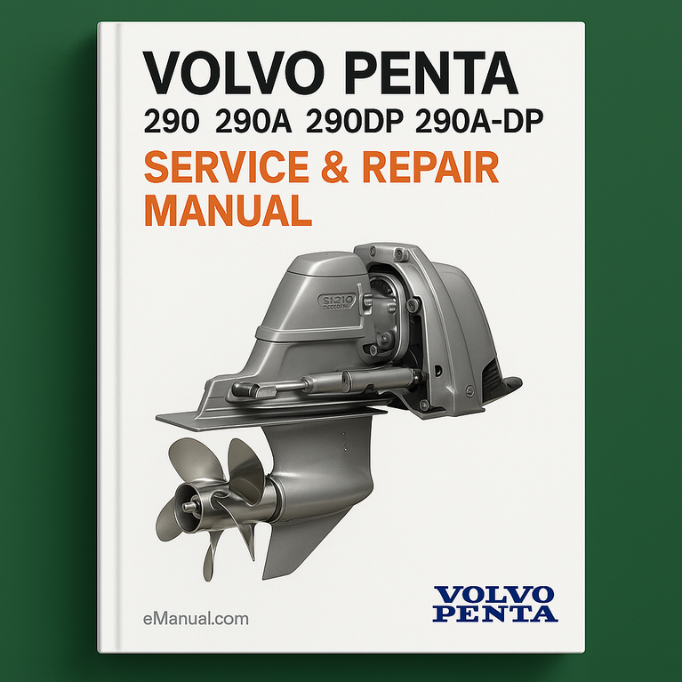 Volvo Penta 290 290A 290DP 290A-DP Service Repair Manual