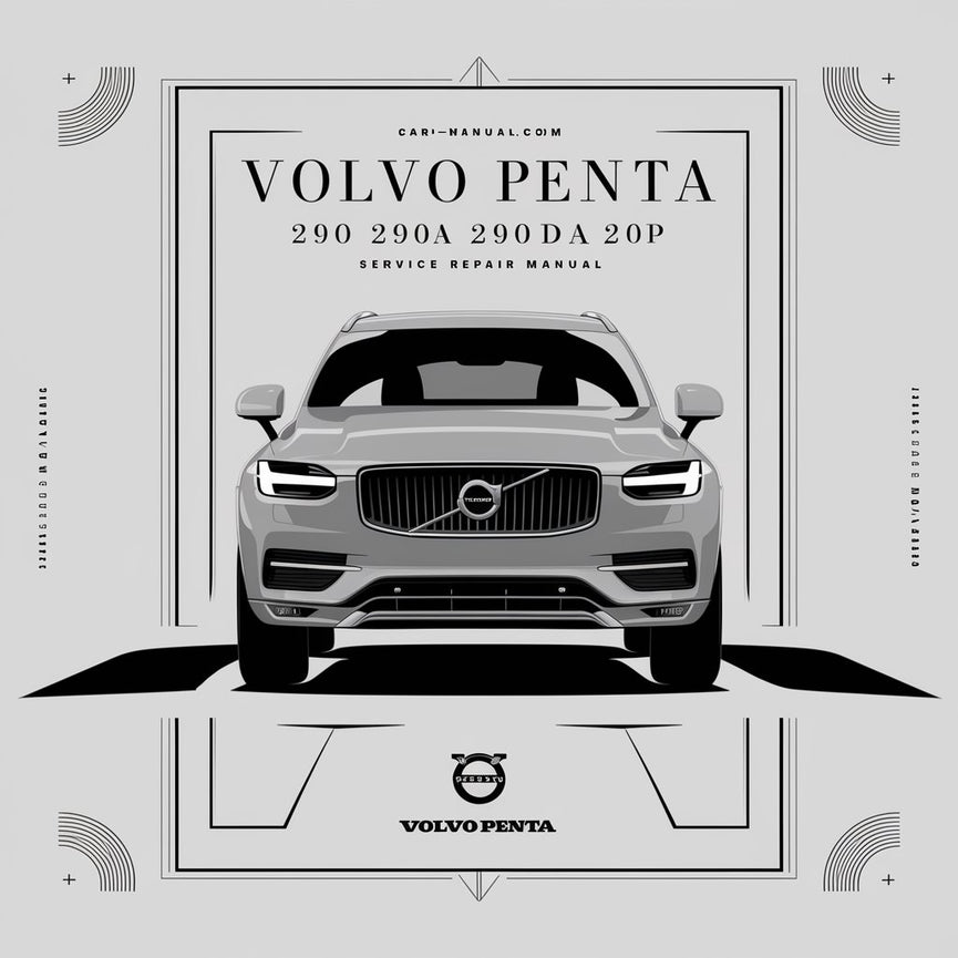 Volvo Penta 290 290A 290DP 290A-DP Service Repair Manual