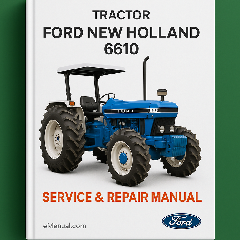 Ford New Holland 6610 Tractor Service Repair Manual