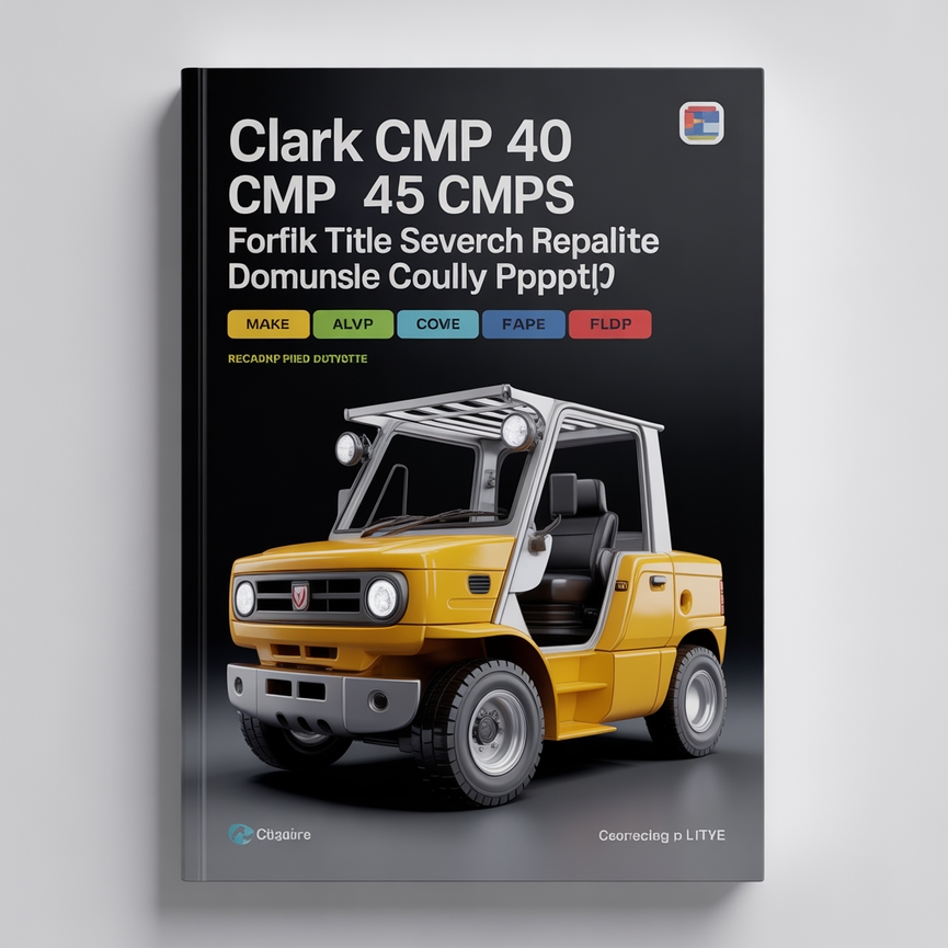 CLARK CMP 40 CMP 45 CMP 50S FORKLIFT Service Repair Manual Download PDF