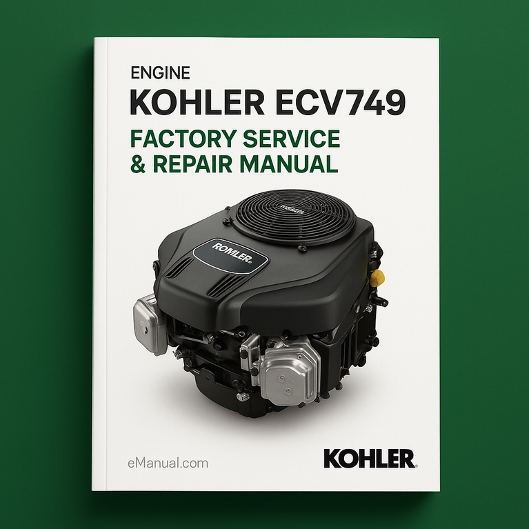 Kohler ECV749 Engine Factory Service Repair Manual