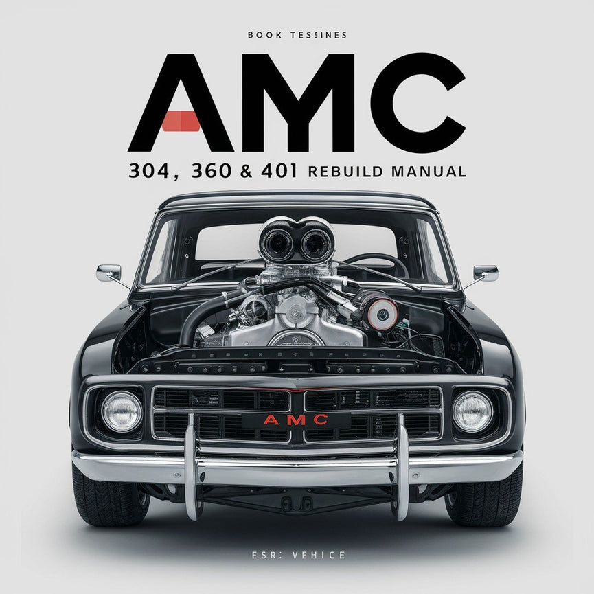 AMC 304 360 & 401 V8 Engine Rebuild Manual PDF Download