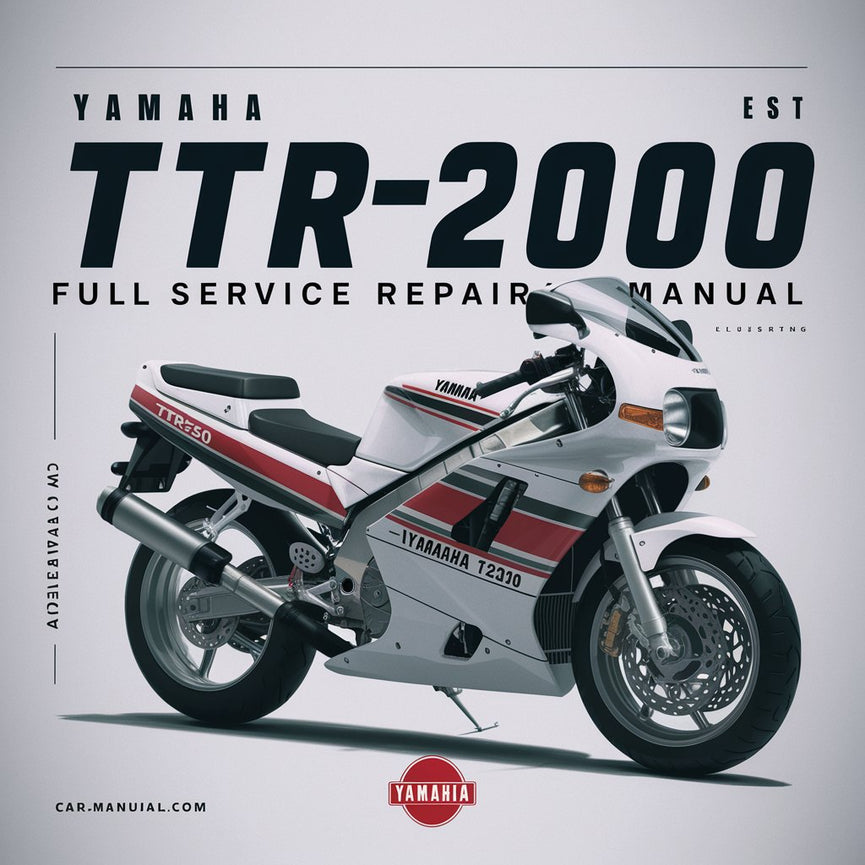 Yamaha TTR250 2000 Full Service Repair Manual