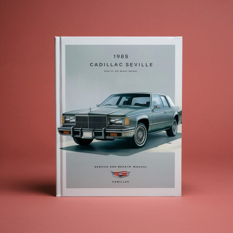 1985 Cadillac Sevilla Manual de servicio y reparación PDF