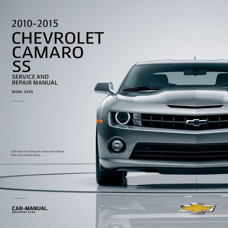 2010-2015 Chevrolet Camaro SS Service and Repair Manual PDF Download
