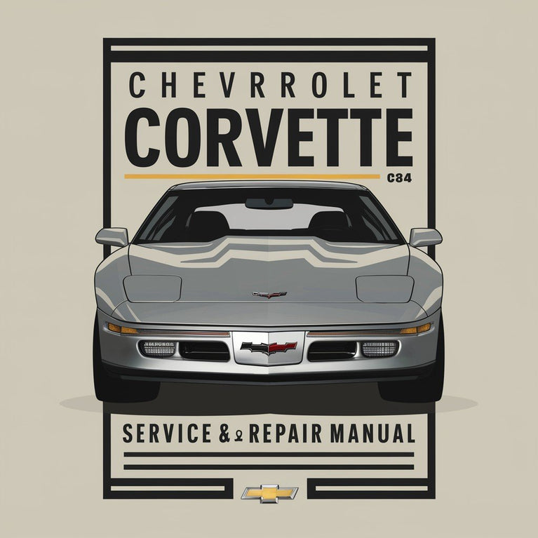 1987 Chevrolet Corvette C4 Wartungs- und Reparaturhandbuch