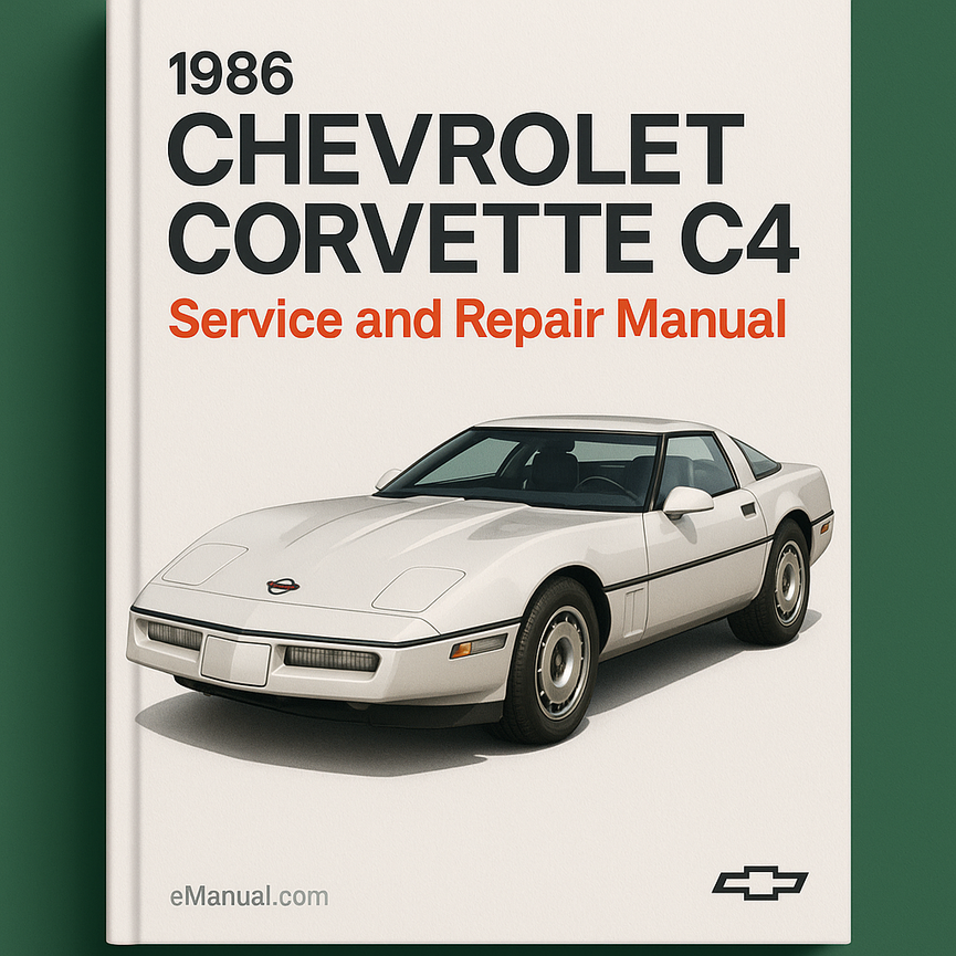 1986 Chevrolet Corvette C4 Service and Repair Manual