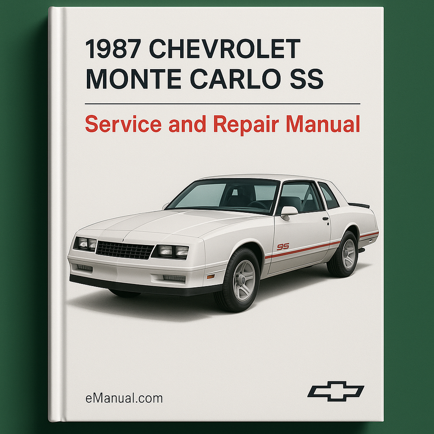 1987 Chevrolet Monte Carlo SS Service and Repair Manual
