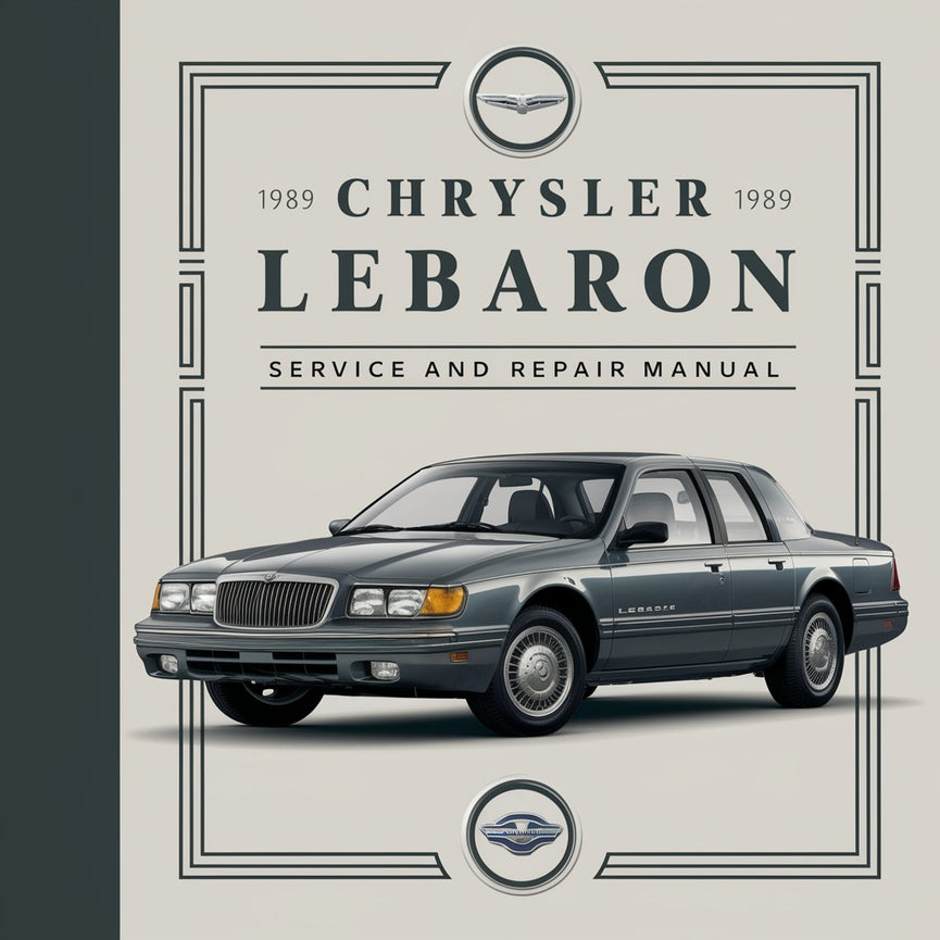 1989 Chrysler LeBaron Wartungs- und Reparaturhandbuch PDF