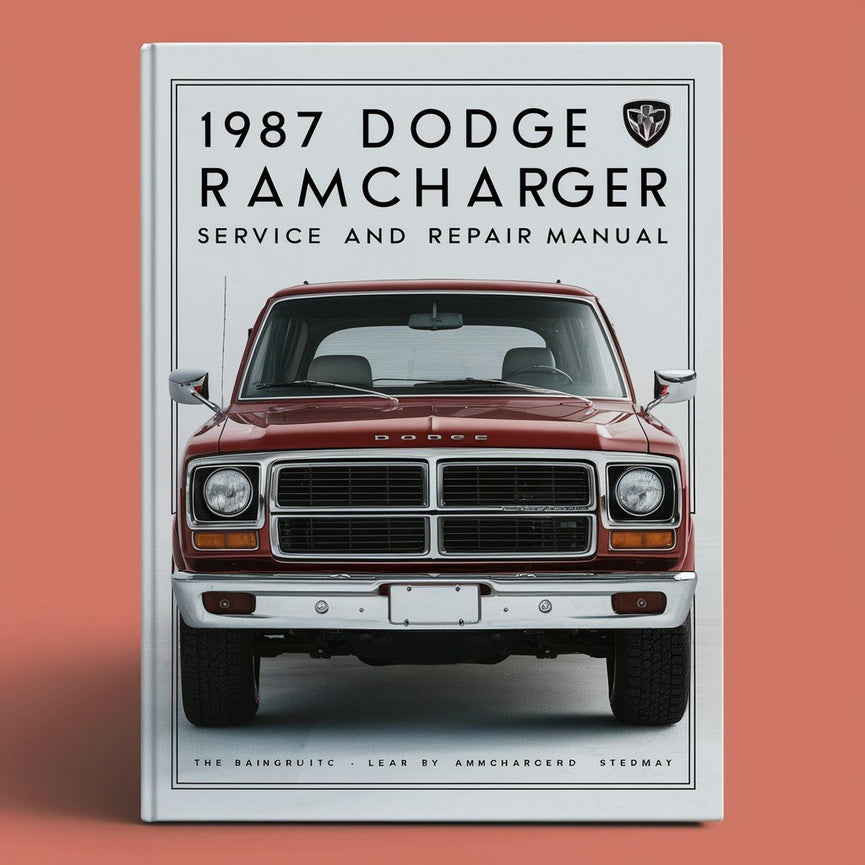 1987 Dodge Ramcharger Service and Repair Manual PDF Download