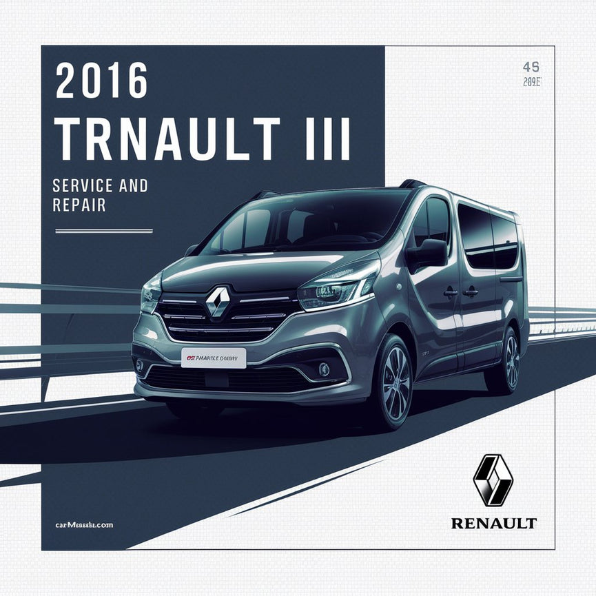 2016 Renault Trafic III Service and Repair Manual