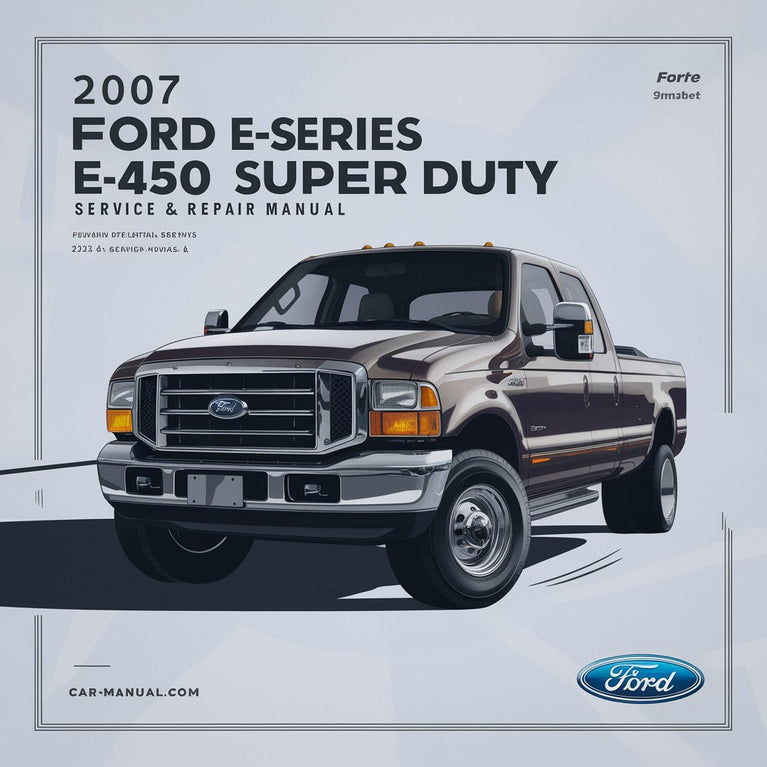 2007 Ford E-Series E450 Super Duty Service & Repair Manual