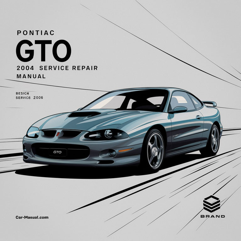 PONTIAC GTO 2004 - 2006 Manual de reparación de servicio 04 05 06 Descargar PDF