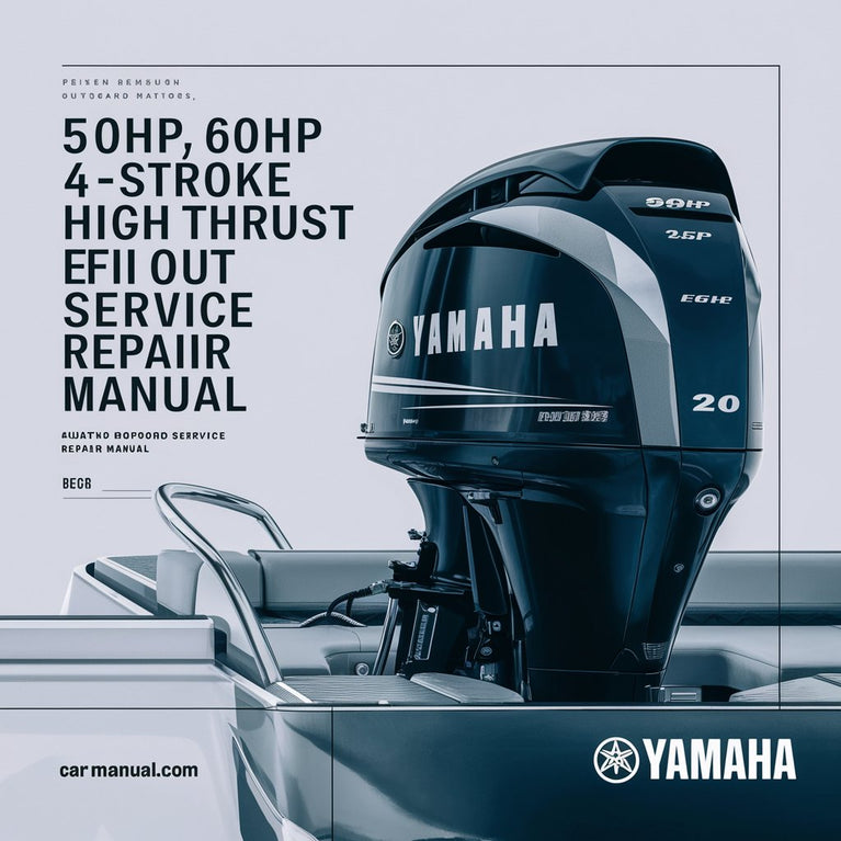 Yamaha 50hp 60hp 4-stroke High Thrust Efi Outboard Service Repair Manual