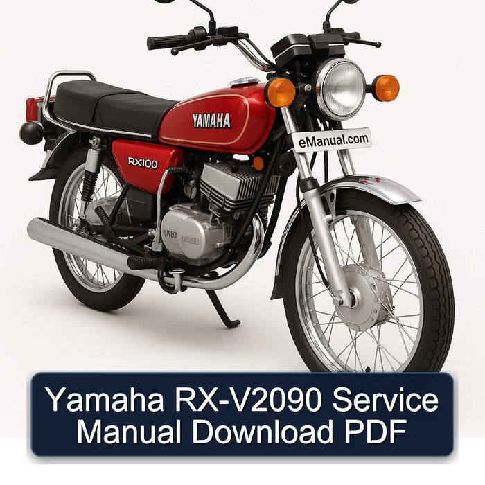 Yamaha RX Models RX-V2090 Service Repair Workshop Manual PDF
