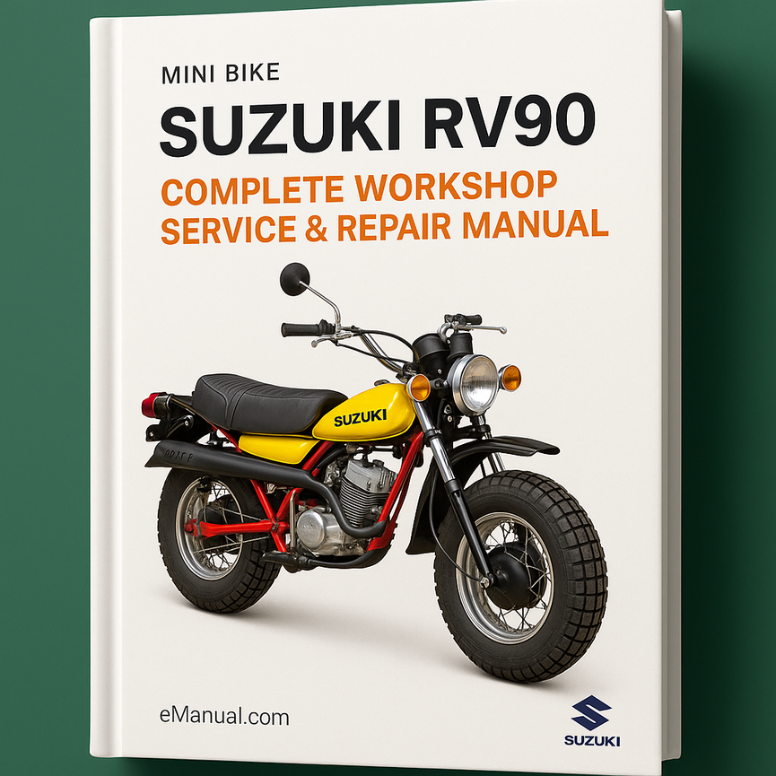 Suzuki RV90 RV 90 Mini Bike Complete Workshop Service Repair Manual
