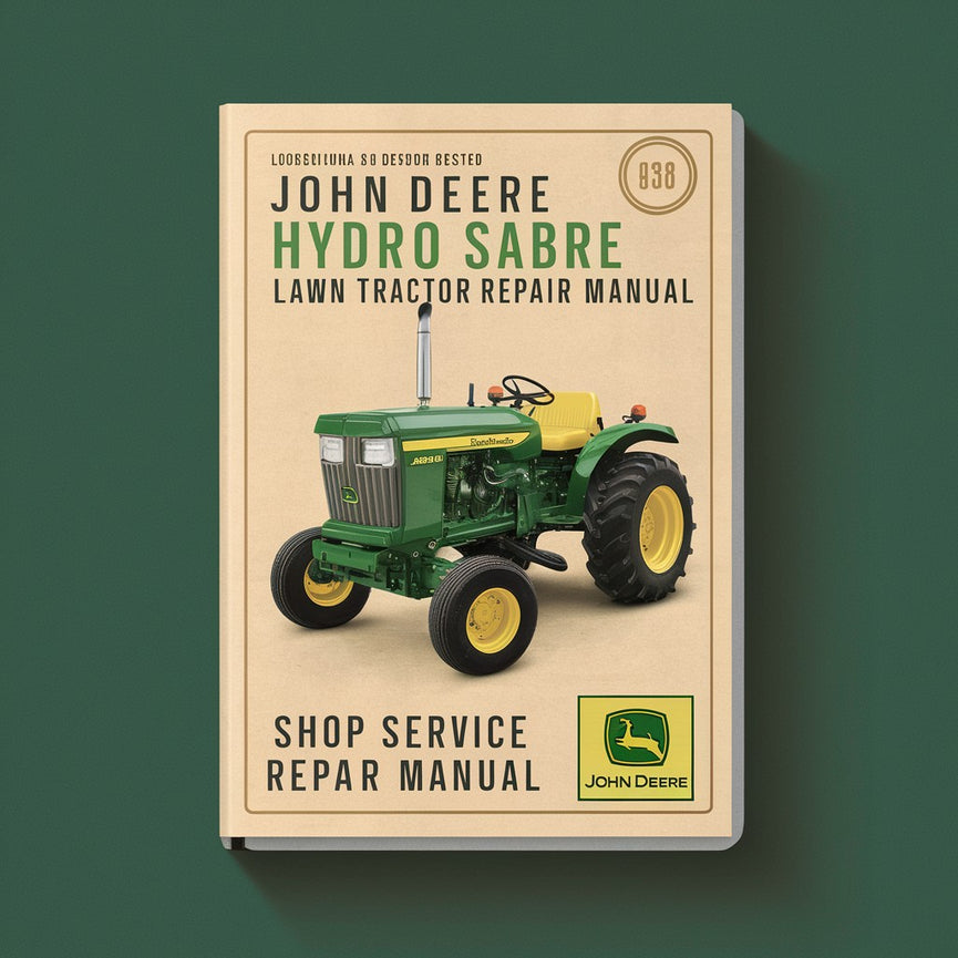 John Deere 1538 Hydro Sabre Lawn Tractor Shop Service Repair Manual