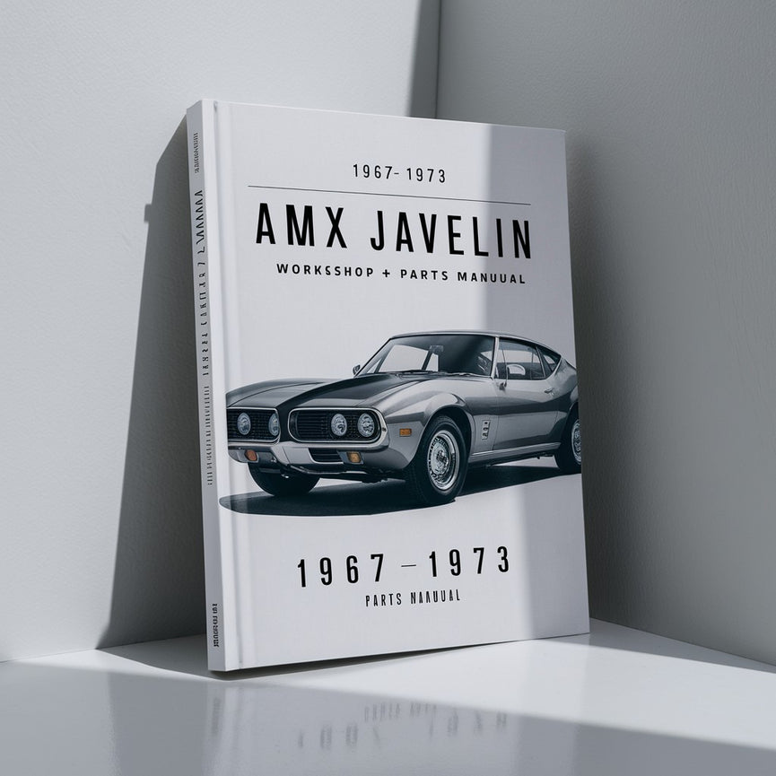 1967-1973 AMC AMX JAVELIN Manual de Taller + Manual de Piezas 2430 pgs