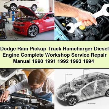 Dodge Ram Pickup Truck Ramcharger Diesel Engine Complete Workshop Service Repair Manual 1990 1991 1992 1993 1994