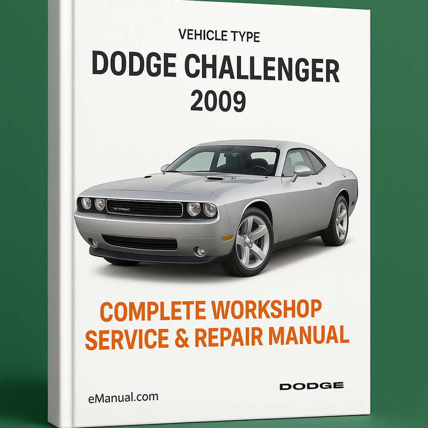 Dodge Challenger Complete Workshop Service Repair Manual 2009