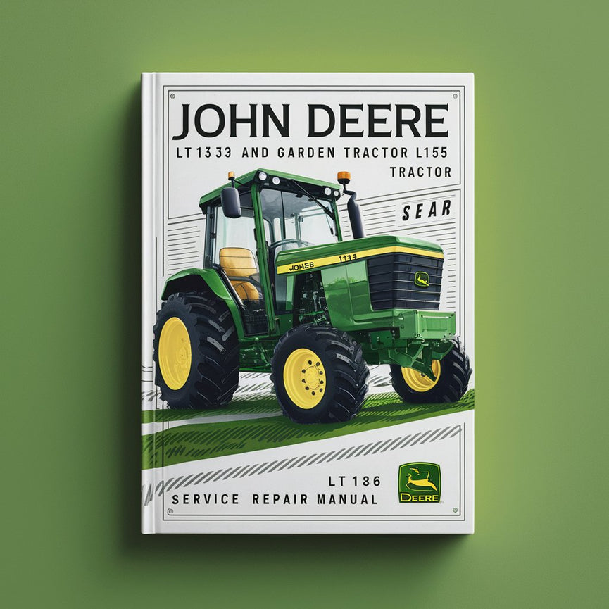 John Deere Lt133 Lt155 Lt166 Lawn And Garden Tractor Service Repair Manual