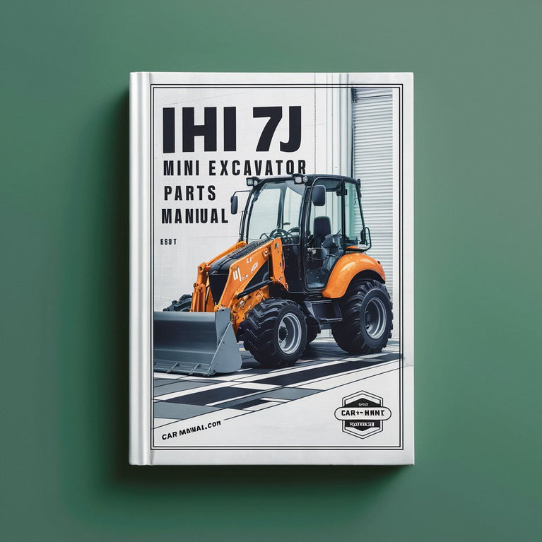 IhI 7j Mini Excavator Parts Manual