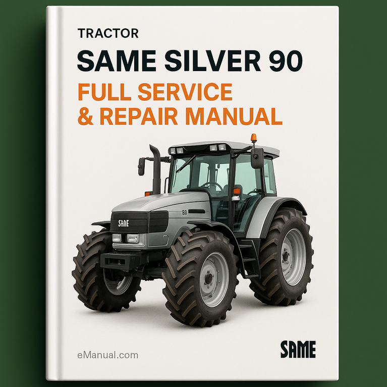 Same Silver 90 Tractor Full Service Repair Manual