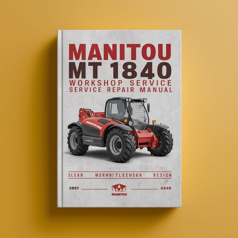 Manitou MT1840 MT 1840 Manual de reparación del servicio de taller Descargar PDF