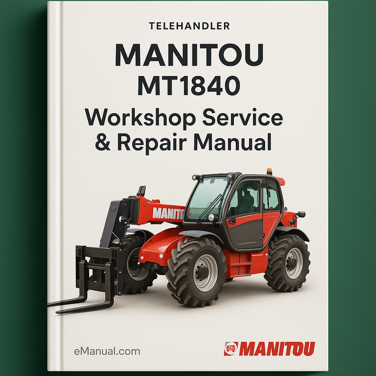 Manitou MT1840 MT 1840 Manual de reparación del servicio de taller Descargar PDF