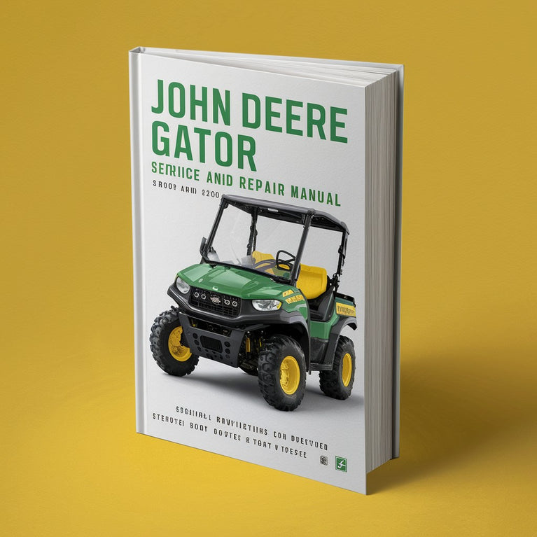 JOHN DEERE GATOR XUV 620i Service And Repair Manual