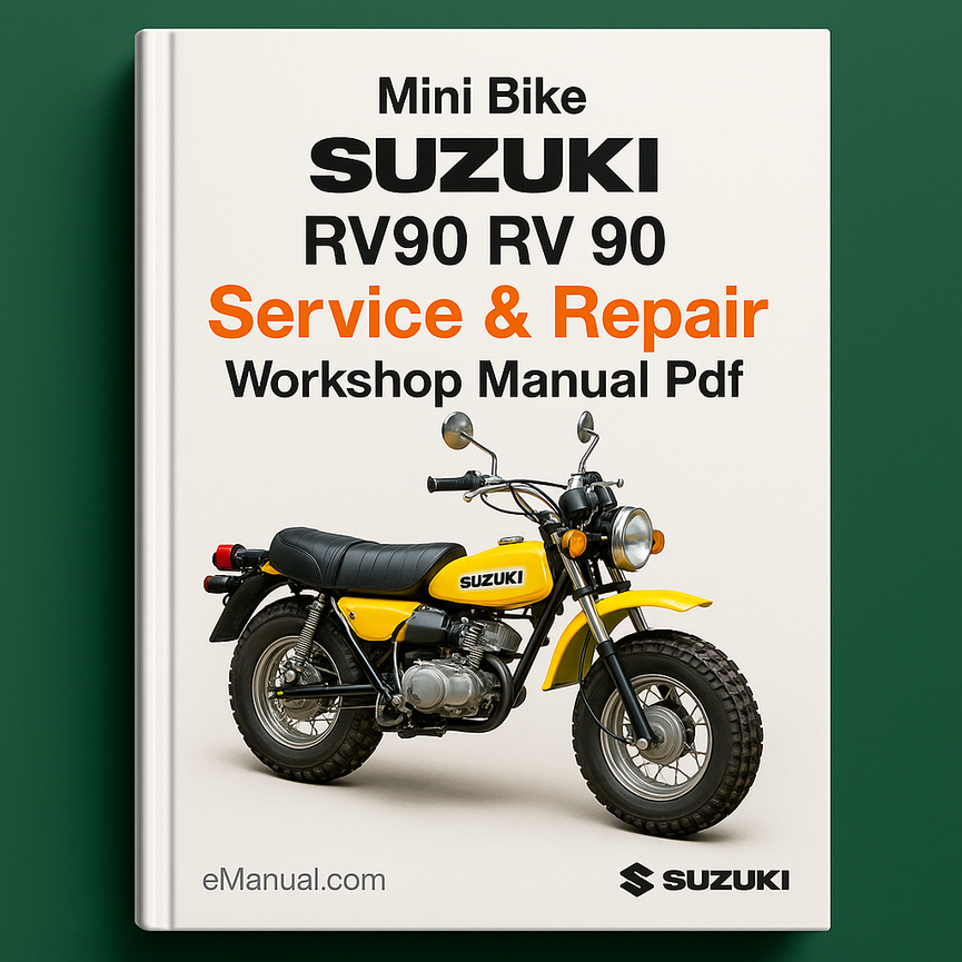 Suzuki RV90 RV 90 Mini Bike Service Repair Workshop Manual Pdf