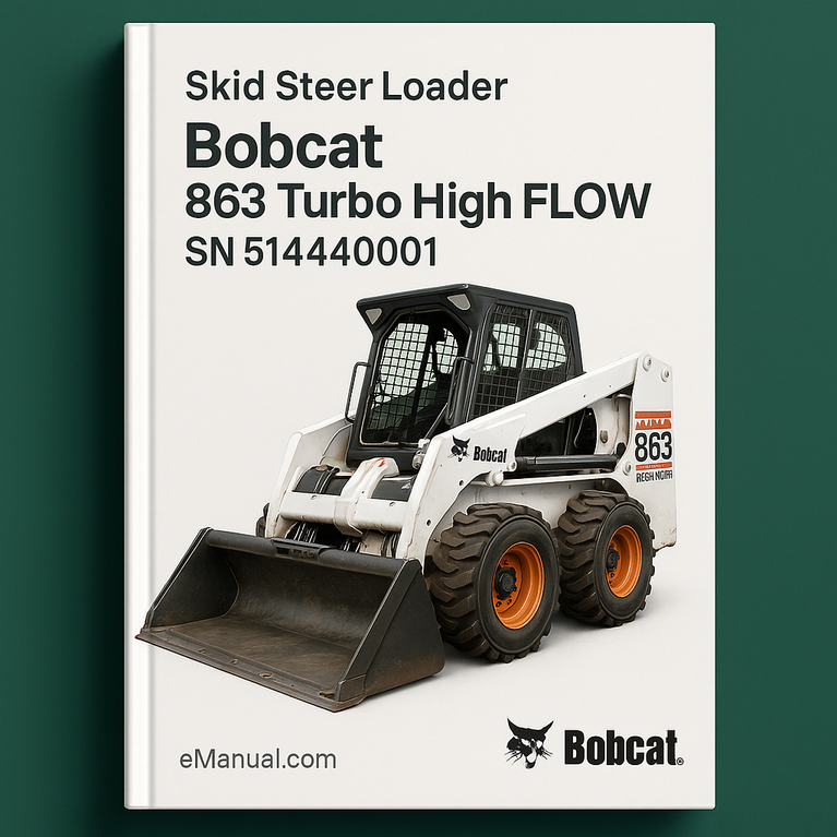 Bobcat 863 Turbo High FLOW Skid Steer Loader SN 514440001