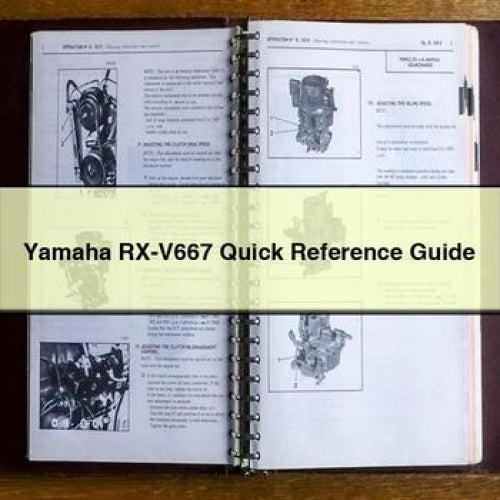 Yamaha RX-V667 Quick Reference Guide