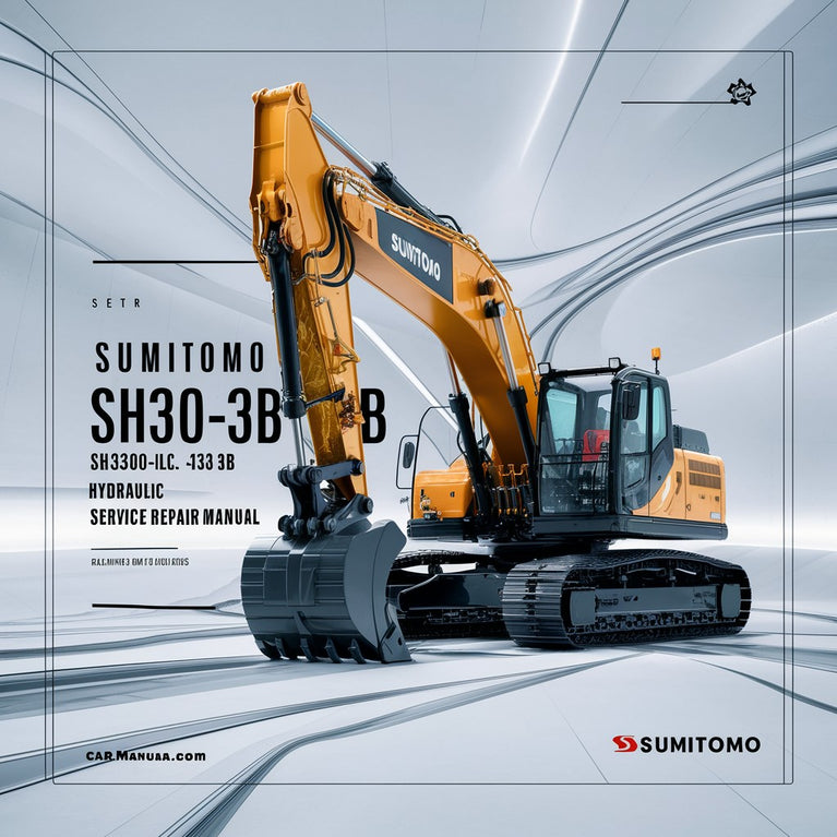 Manual de reparación del servicio de excavadora hidráulica Sumitomo SH330-3B SH330LC-3B SH350HD-3B Descargar PDF