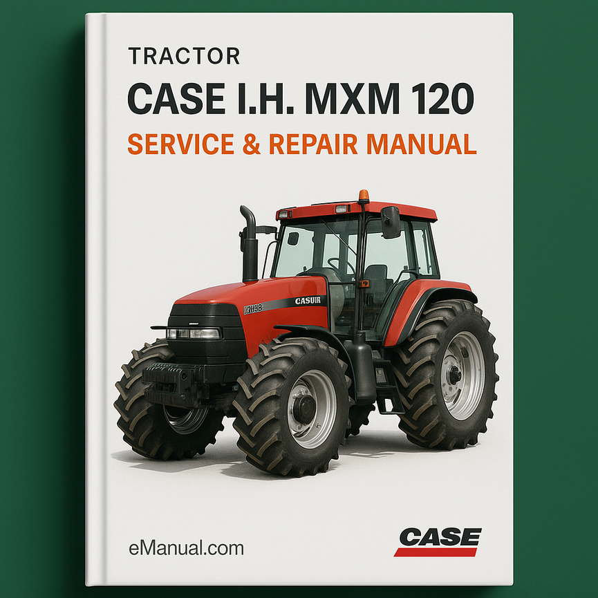 CASE I.H. MXM 120 Tractor Service Repair Manual