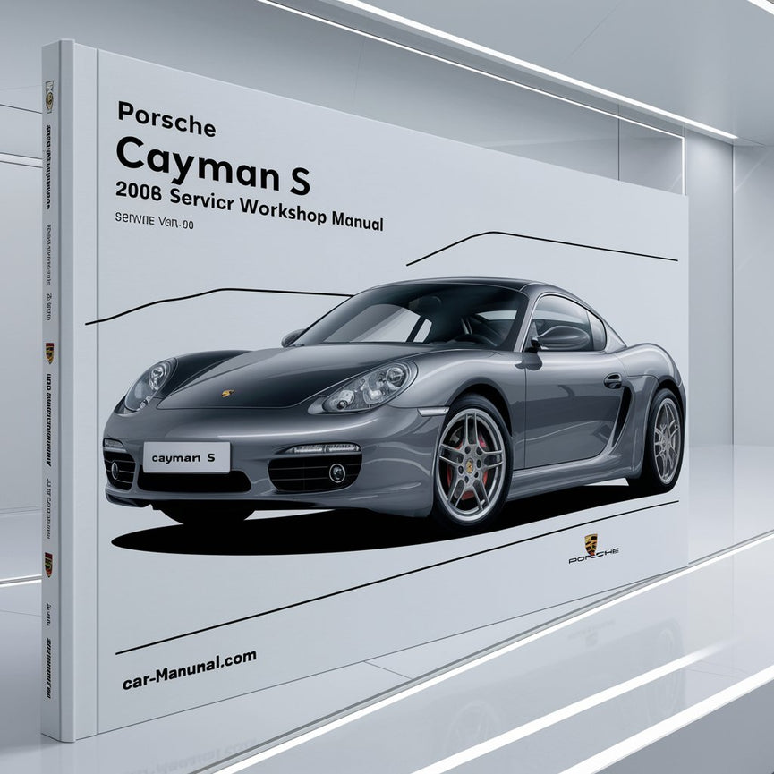 Porsche Cayman S 2005-2008 Manual Taller Reparación Servicio Descargar PDF