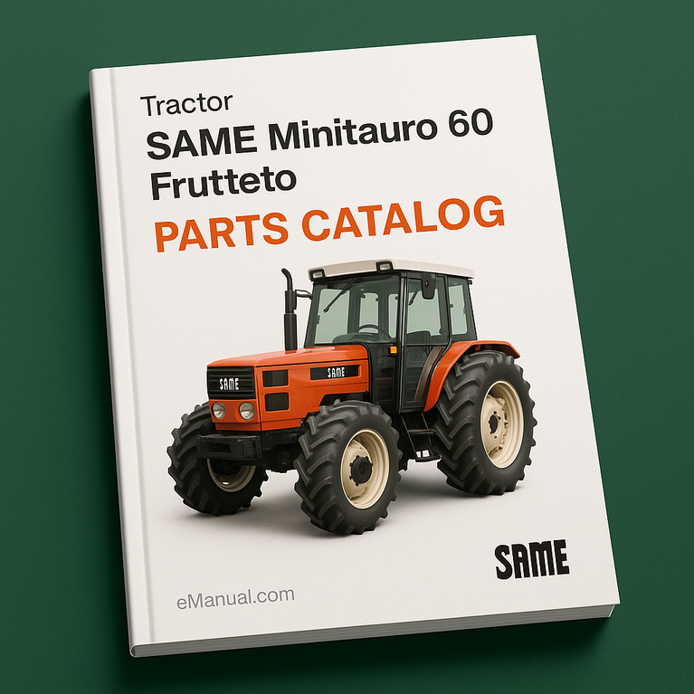 Same Minitauro 60 Frutteto Parts Catalog Manual