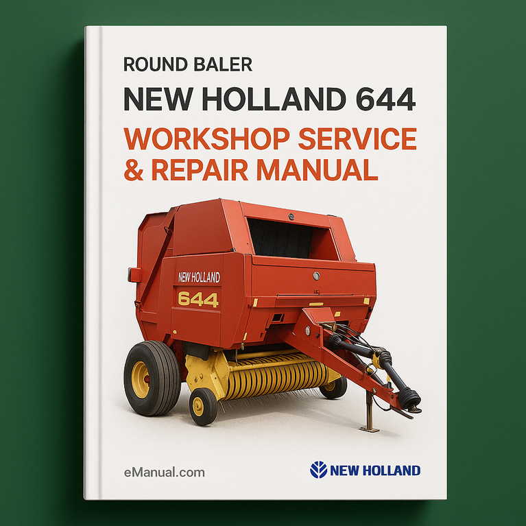 New Holland 644 Round Baler Workshop Service Repair Manual